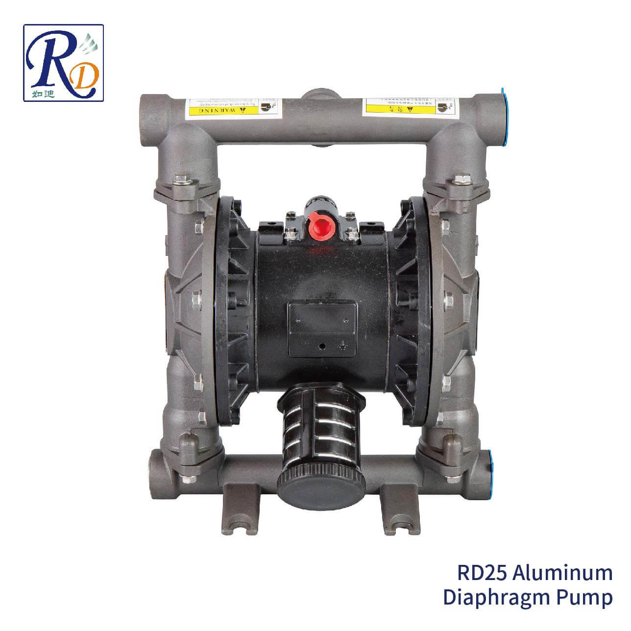 1'' Aluminum Diaphragm Pump Double Diaphragm Pump With Santoprene Membranes