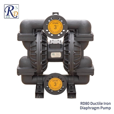 RD80 Pneumatic Diaphragm Pump 1041 L/min Ductile Iron Diaphragm Pump